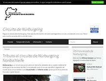 Tablet Screenshot of circuitodenurburgring.com